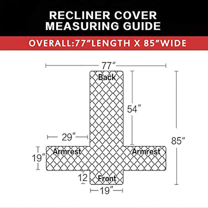 Easy-Going Recliner Chair Slipcover Reversible Sofa Cover Water Resistant Couch - Image 5