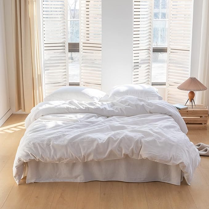 BISELINA French Linen Bed Skirt - Image 6