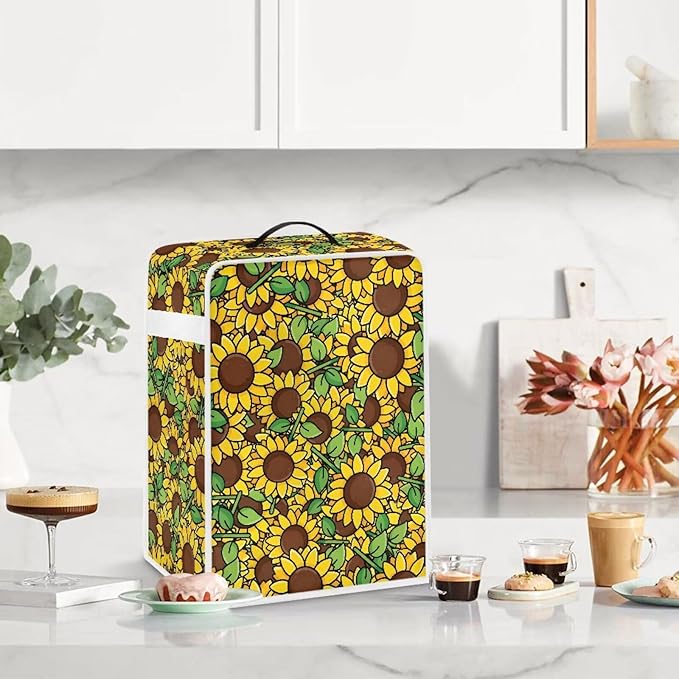 Coffee Machine Dust Covers Stain Fingerprint Resistant Kitchen Appliance Covers - Image 3