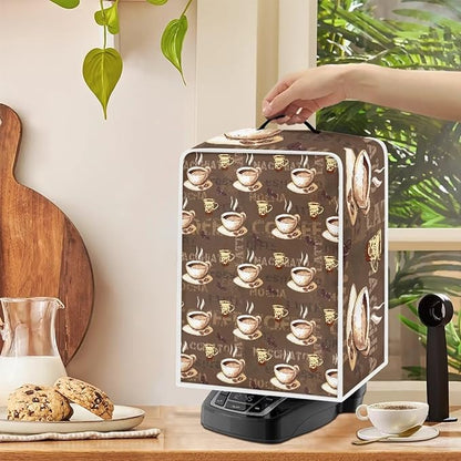 Coffee Maker Cover Dust Cover Washable Dustproof Kitchen Appliance Covers - Image 4