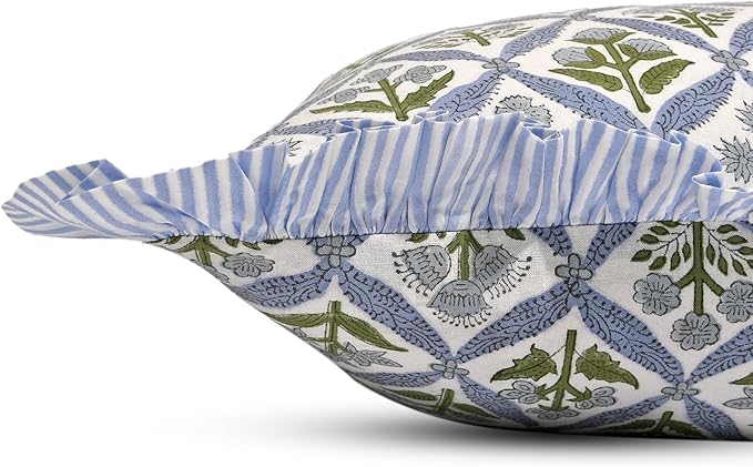 Ridhi Modern Farmhouse Pillow Covers Decorative Cotton Throw Pillow Covers Set - Image 5