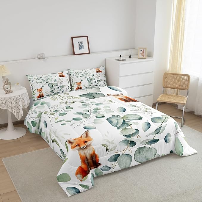 Erosebridal Girls Cartoon Animal Twin Comforter Set - Image 3