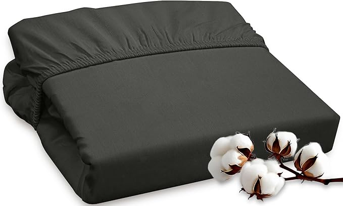 ROYALE LINENS 300 Thread Count 100% Long Staple Combed Cotton Fitted Sheet Twin by ROYALELINENS