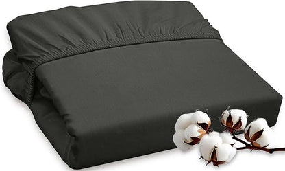 ROYALE LINENS 300 Thread Count 100% Long Staple Combed Cotton Fitted Sheet Twin by ROYALELINENS