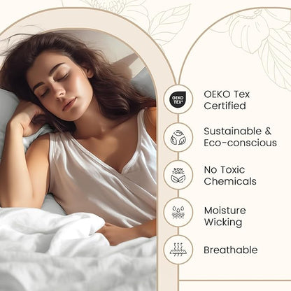 100% Cotton Sheets For King Size Bed, 800 Thread Count Breathable Bed Sheets - Image 4