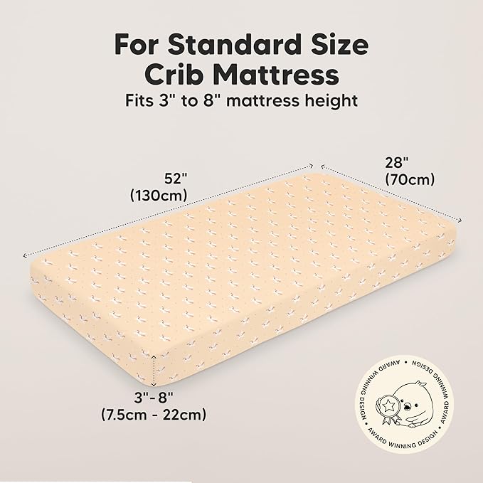 KeaBabies 2-Pack Baby Crib Sheets - Image 3