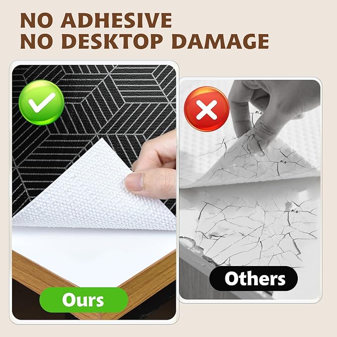 Shelf Liners for Kitchen Cabinets 17.3in x 20FT, Non Adhesive Cabinet Liner - Image 5