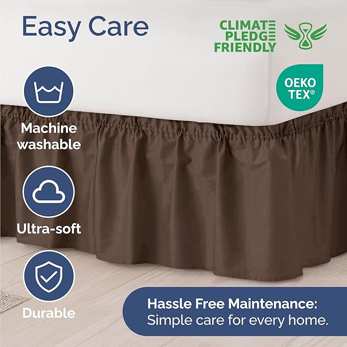 Wrap Around Dust Ruffle Bed Skirt - Image 6