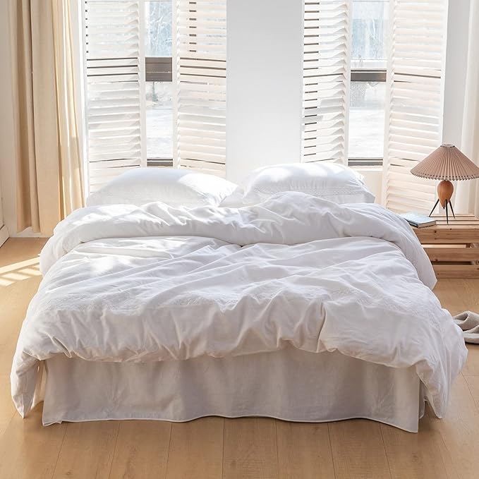 BISELINA French Linen Bed Skirt - Image 6
