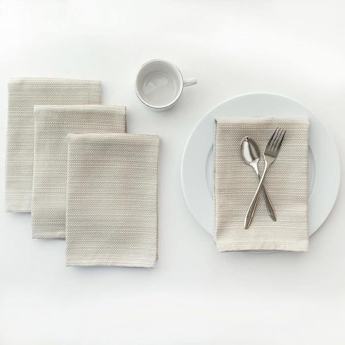 Benson Mills Cameron Textured Fabric Table Cloth, - Image 4