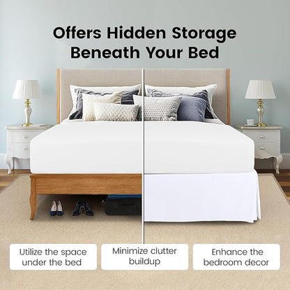 Utopia Bedding Queen Bed Skirt - Image 3