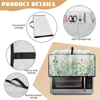Toaster Oven Dust Cover with Storage Pockets, Dust-Proof Kitchen Appliance - Image 5