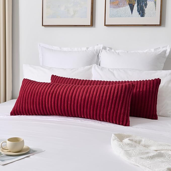 Kevin Textile Christmas Soft Plush 14x36 Inch Long Lumbar Pillow Cover 1 Pack - Image 6