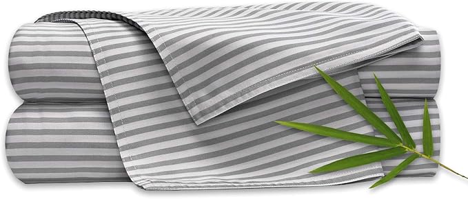 Pure Bamboo California King Sheets, Genuine 100% Organic Viscose Derived from by PureBamboo