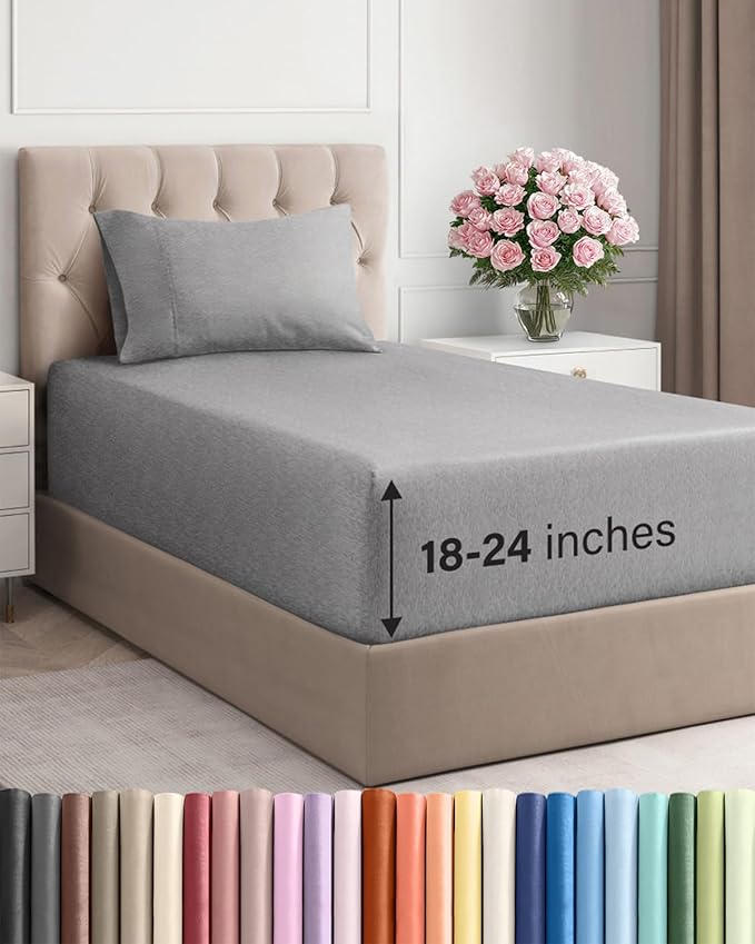 Extra Deep Pocket Twin XL Sheets by CGKUnlimited