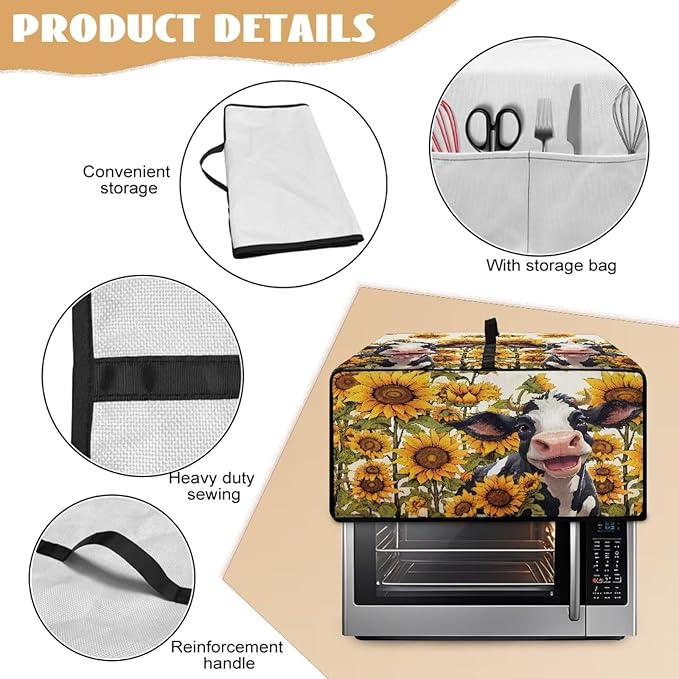 Countertop Convection Oven Cover Dust Protection Air Fryer Toaster Oven Covers - Image 5