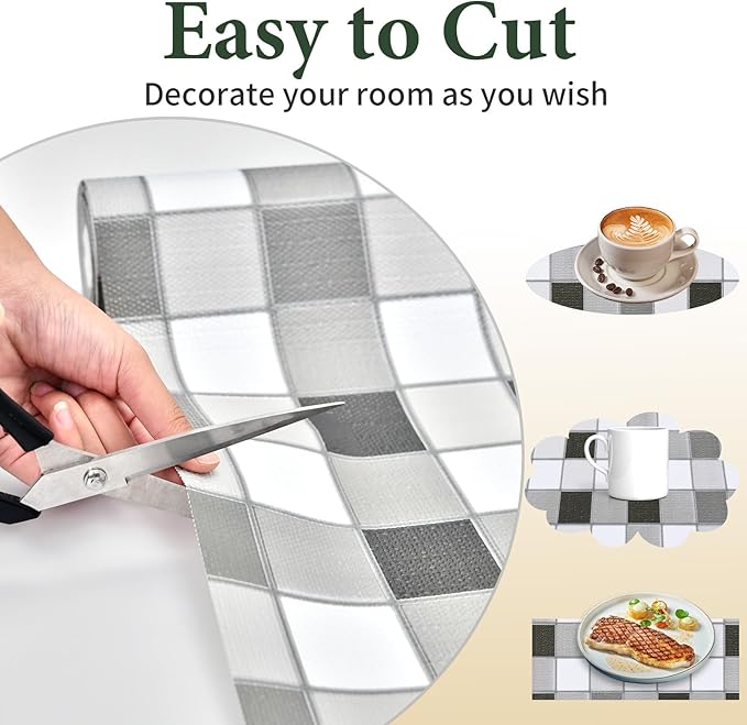 Drawer and Shelf Liner for Kitchen Cabinet: 17 in X 30 Ft Non Slip Waterproof - Image 8