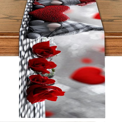 Christmas Table Runner with Santa Claus, 13x72 Inch, by THISFIND