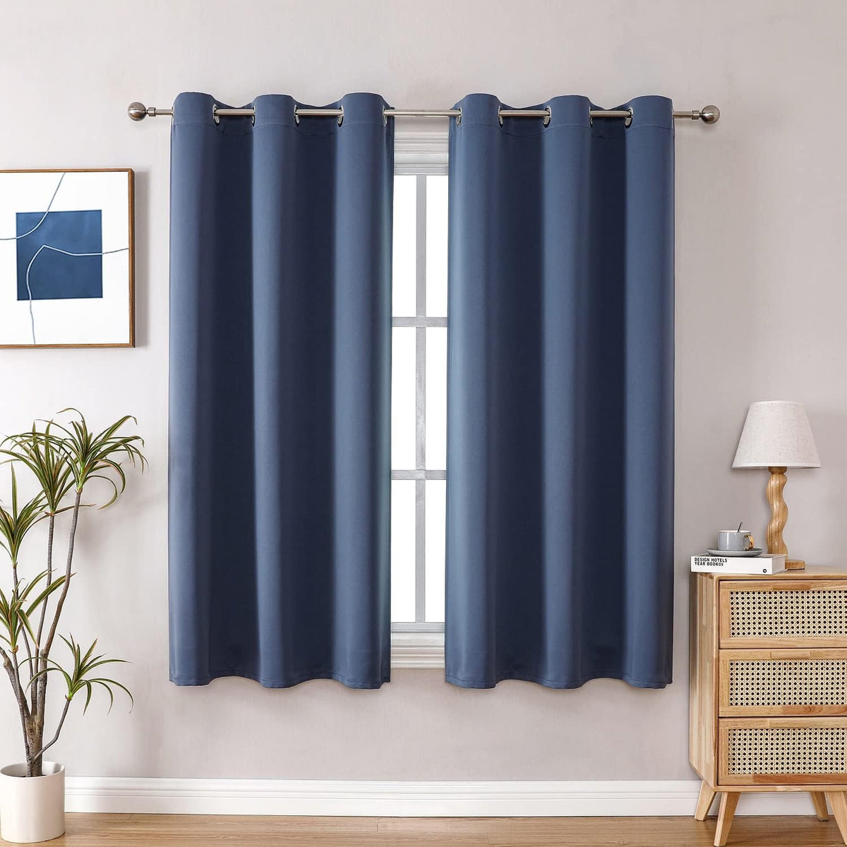 chrisdowa blackout curtains for bedroom and living room, main product view