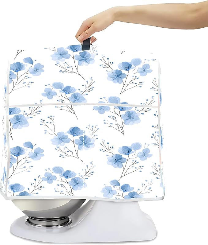 Mixer Dust Cover for 6-8 Qt Stand Mixer, Cloth Cover by BVBOX