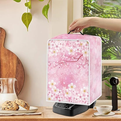 Mumeson Cherry Blossom Coffee Maker Cover, Universal Waterproof and Dustproof - Image 4