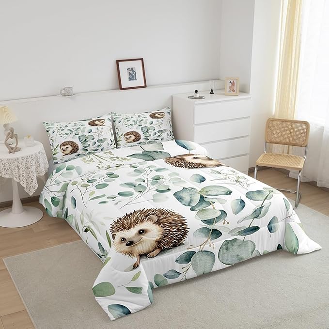 Erosebridal Cute Hedgehog Full Bedding Sets - Image 3