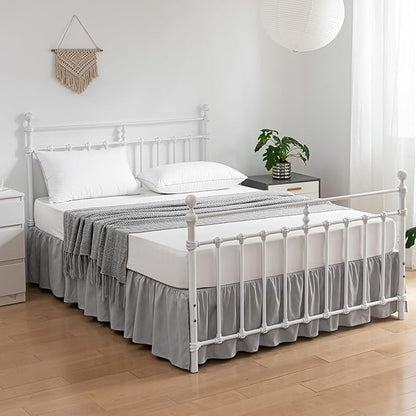 Bed Skirt King Size Ruffled Bed Skirts - Image 3