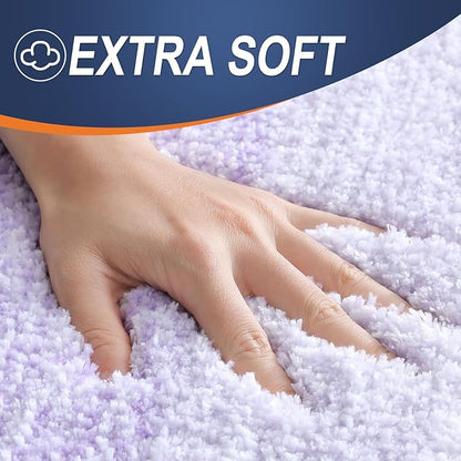 OLANLY Bathroom Rugs Mat 30x20, Extra Soft Absorbent Microfiber Bath Rugs - Image 3