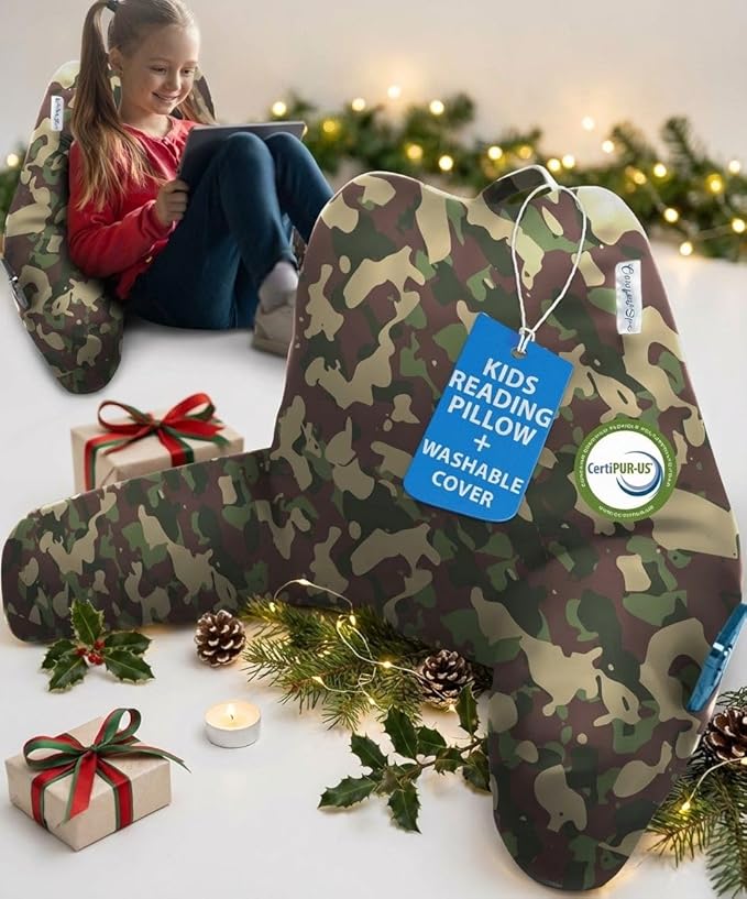 ComfortSpa Reading Pillow for Kids Teens Adult, Back Rest Pillow by ReadingPillow