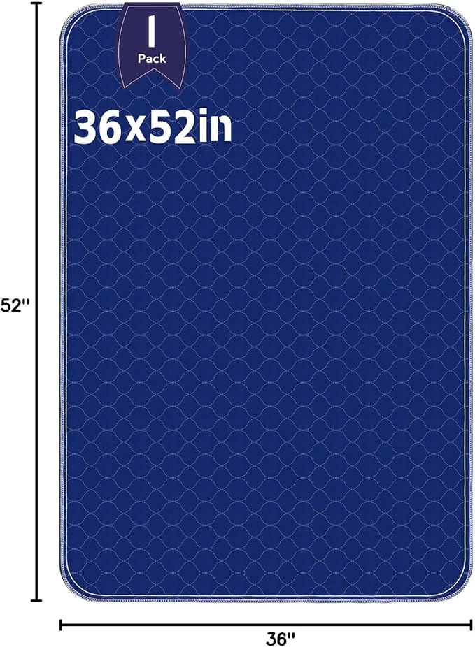 Alsunny® Pads for Beds for Incontinence Adults 36x52 Inch, Washable Pee Pads - Image 9