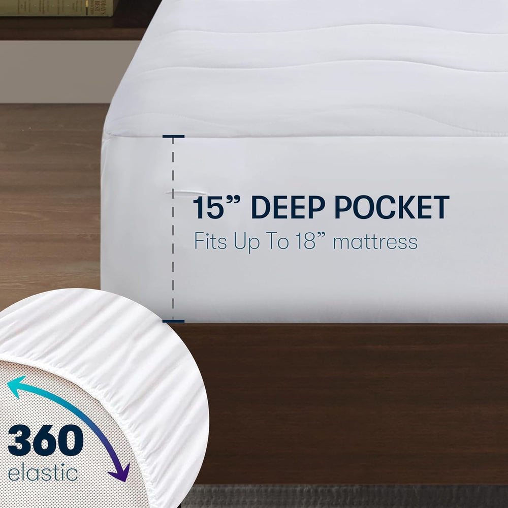 Serta Heated Mattress Pad with Deep Pocket & Dual Controller King