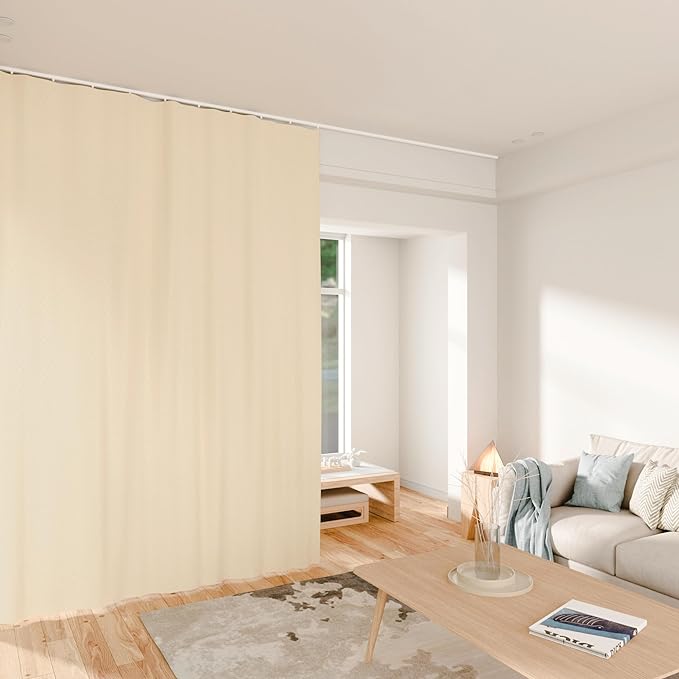 Room Divider Curtains Total Blackout Privacy Curtain Panel Room Thermal - Image 6