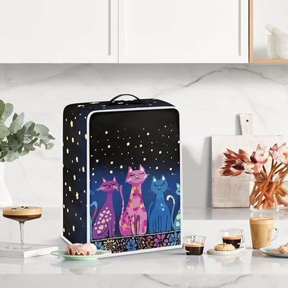 Coffee Maker Cover Dust Cover, Art Washable Dustproof Mixer Protector - Image 3