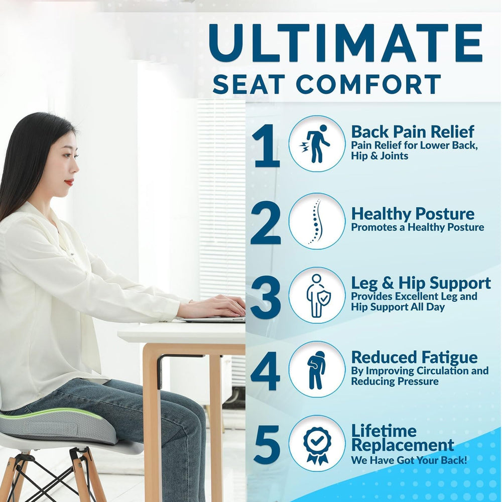 Small Travel Seat Cushion for Airplane,Portable Foldable Seat Cushion,Sciatic...
