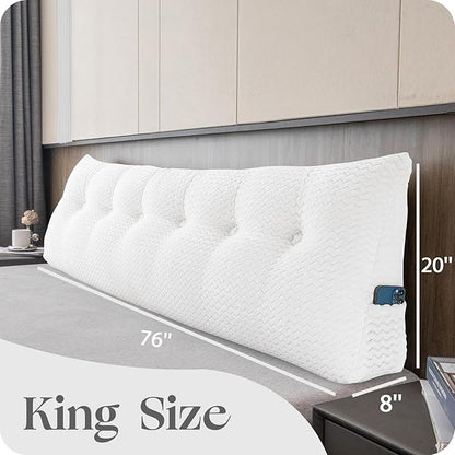 Large Bolster Triangular Headboard Wedge Backrest Positioning Support Bed Rest - Image 2