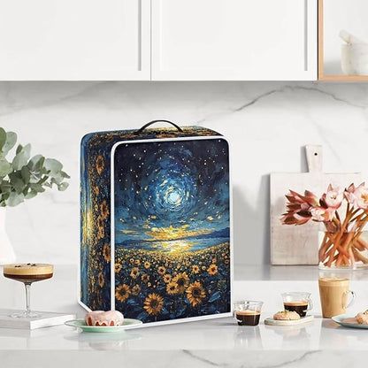 Mumeson Sunflower Starry Coffee Maker Cover Dust Protection Home Kitchen - Image 3
