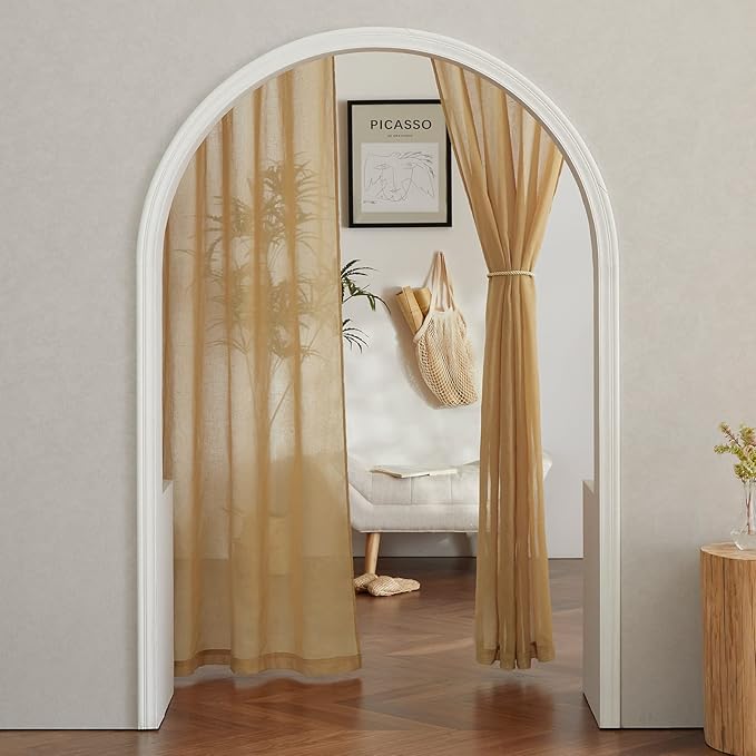 NICETOWN Desert Yellow Curtains - Image 7