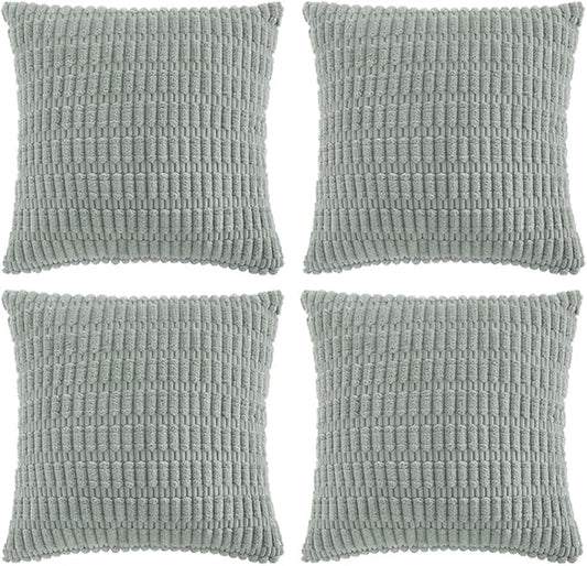Fancy Homi 4 Packs Decorative Throw Pillow Covers by Fancy+Homi