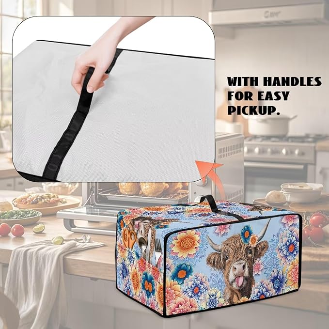 Microwave Oven Cover Heavy Duty Microwave Oven Dust Cover - Image 5