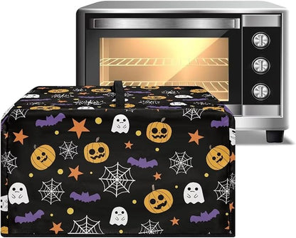 Microwave Ovens Dust Cover, Halloween Spiderweb Polyester Waterproof Countertop - Image 2