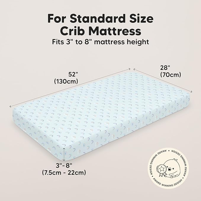 KeaBabies 2-Pack Baby Crib Sheets - Image 3