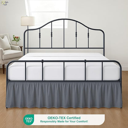 Cottington Lane Ruffled Bed Skirt Queen Size - Image 2