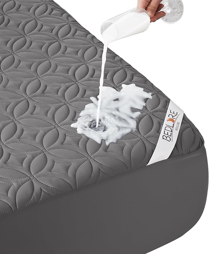 BEDLORE Waterproof Mattress Protector, Queen Size Mattress Pad Noiseless by Bedlore