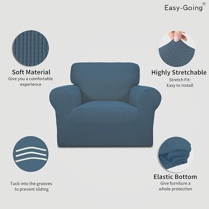Easy-Going Stretch Chair Sofa Slipcover 1-Piece Couch Sofa Cover Furniture - Image 4