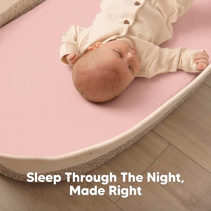 2-Pack Baby Bassinet Sheets Girl, Boy - Image 6
