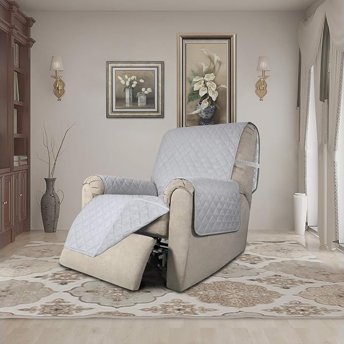 Easy-Going Recliner Chair Slipcover Reversible Sofa Cover Water Resistant Couch - Image 2