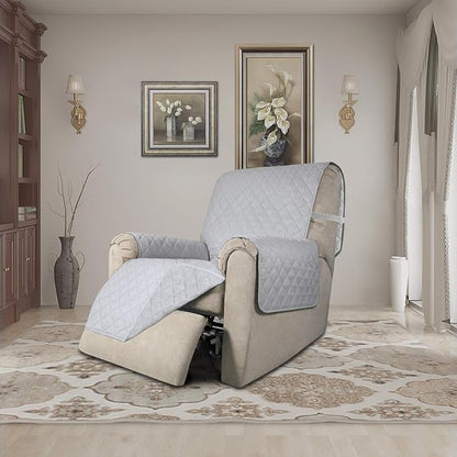 Easy-Going Recliner Chair Slipcover Reversible Sofa Cover Water Resistant Couch - Image 2