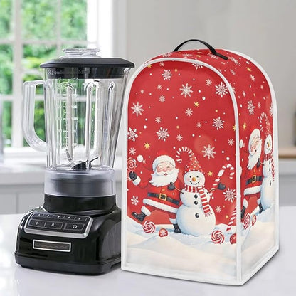 Christmas Blender Cover for Kitchen Cute Food Processor Dust Cover - Image 4