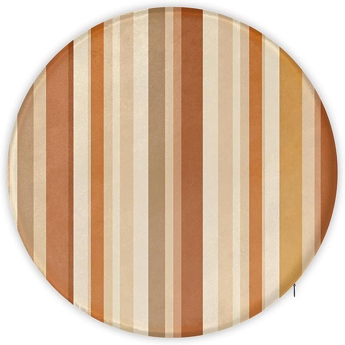 Stripes Pattern Geometric Foam Padded Seat Cushion - Image 5
