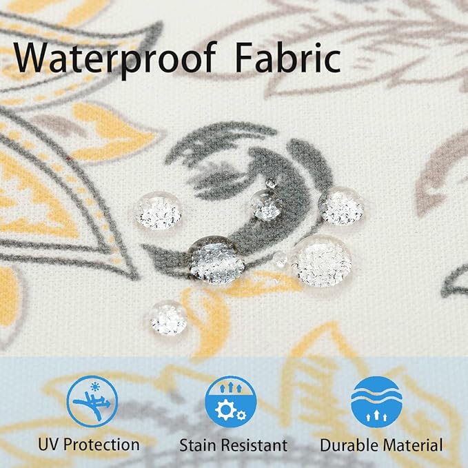 Outdoor Lumbar Pillows Water Resistant 12x20 inch, Decorative Throw Pillow Set - Image 7